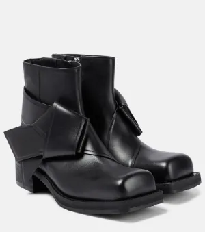 Musubi Acne Studios leather ankle boots, black