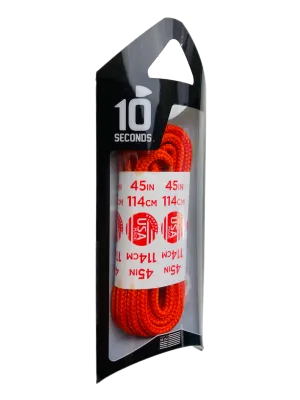 10 Seconds ® Athletic Round Laces | Burnt Orange