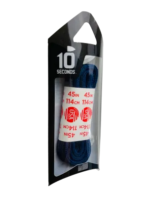 10 Seconds ® Athletic Round Laces | Navy