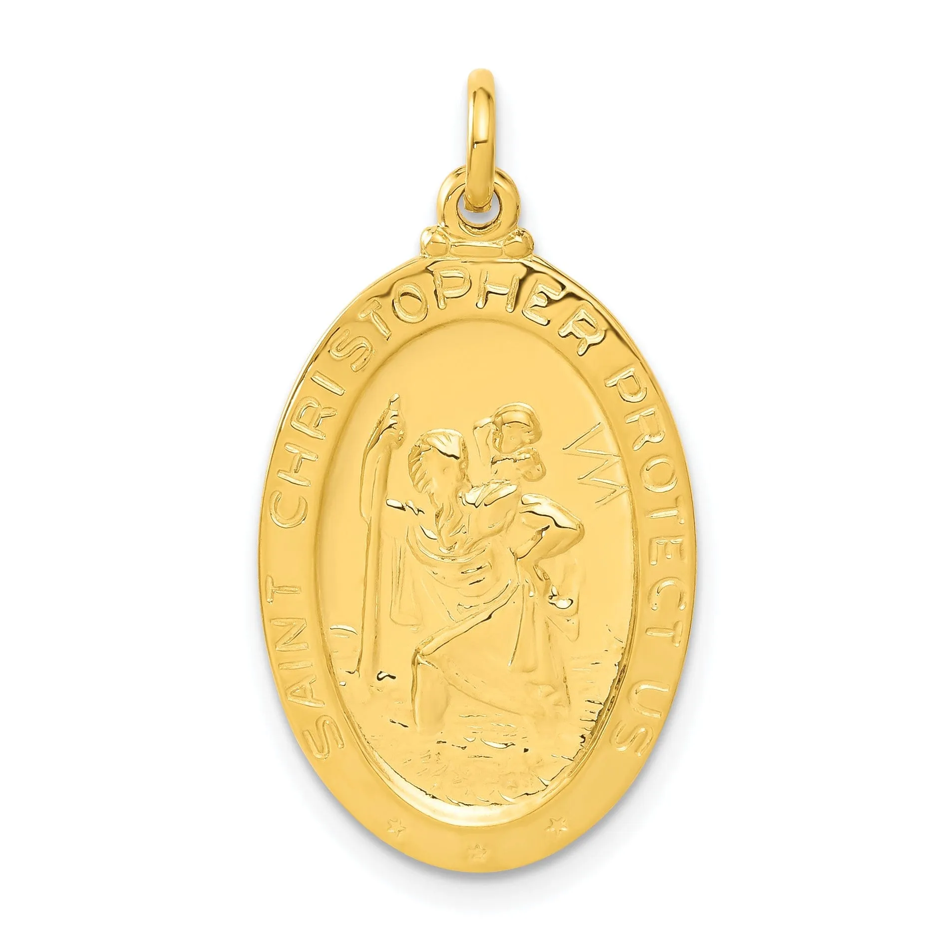 24k Gold-plated Silver St Christopher Basketball M