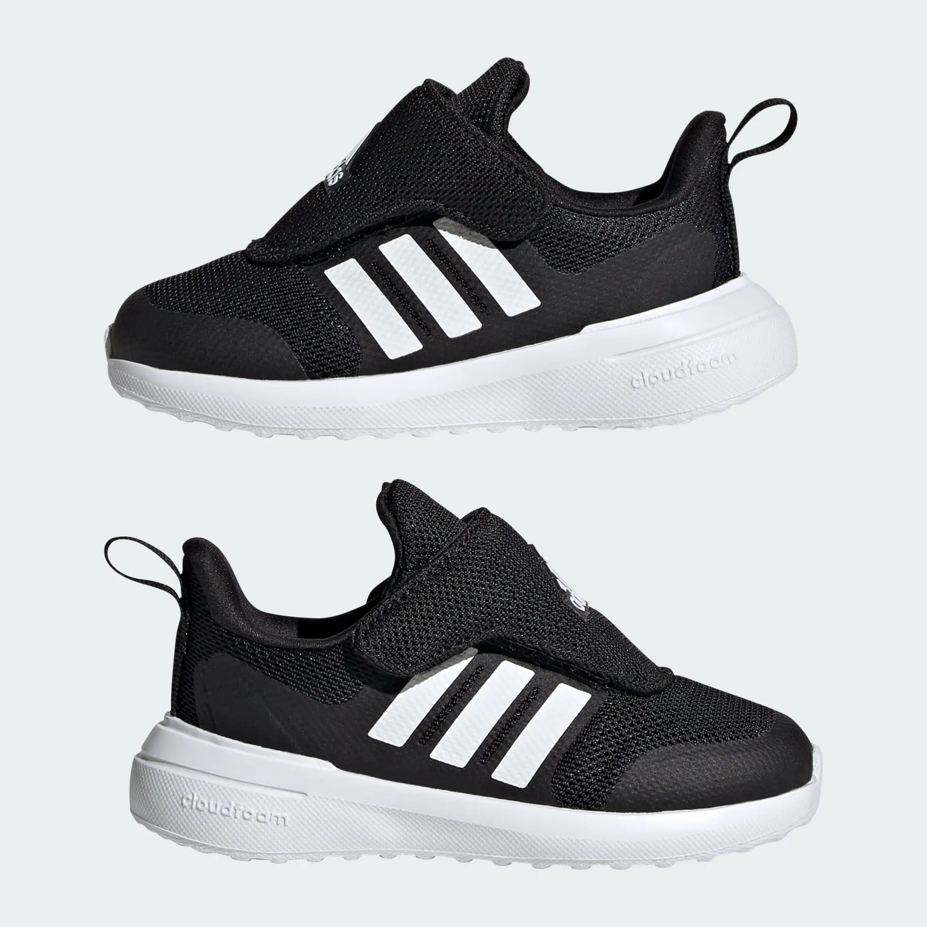 ADIDAS FORTARUN 2.0 AC I - INFANTS - BLACK/WHITE