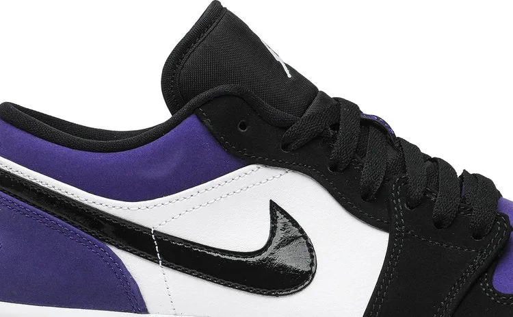 Air Jordan 1 Low Court Purple sneakers, purple