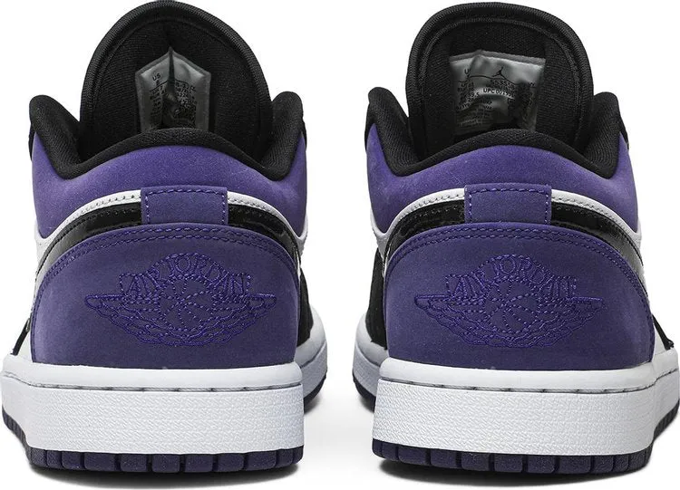 Air Jordan 1 Low Court Purple sneakers, purple