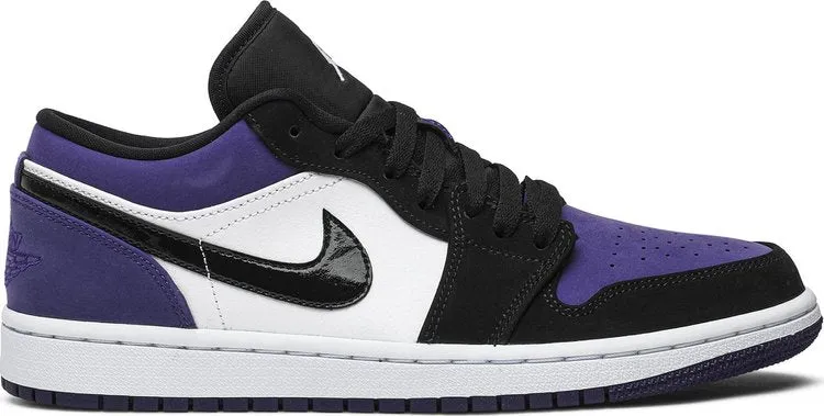 Air Jordan 1 Low Court Purple sneakers, purple