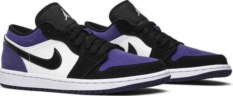 Air Jordan 1 Low Court Purple sneakers, purple