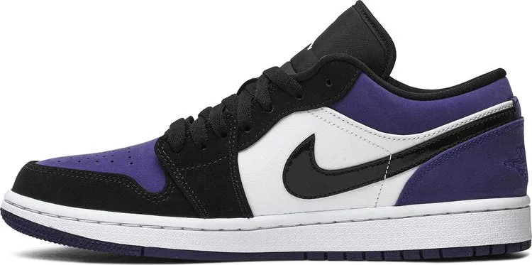 Air Jordan 1 Low Court Purple sneakers, purple