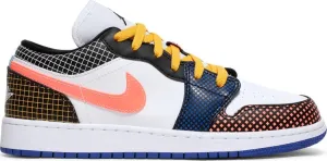 Air Jordan 1 Low MMD BG Multi Grid Multicolor