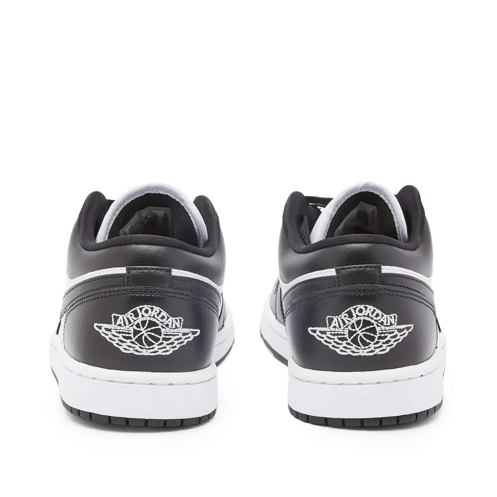 Air Jordan W 1 Low, white/black