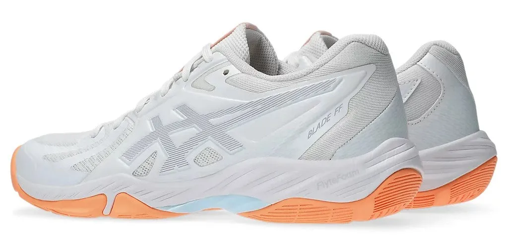 Asics Blade FF Women's Court Shoe White/Grey Blue