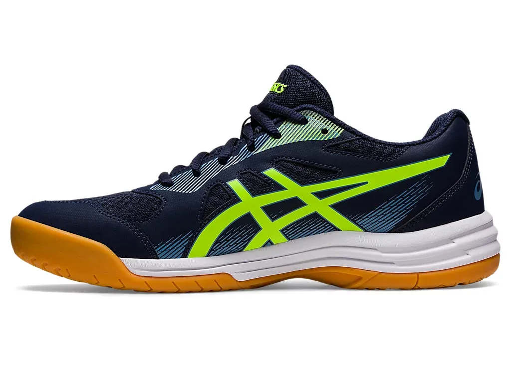 ASICS Upcourt 5 (Midnight/Hazard Green) Men Badminton Shoes