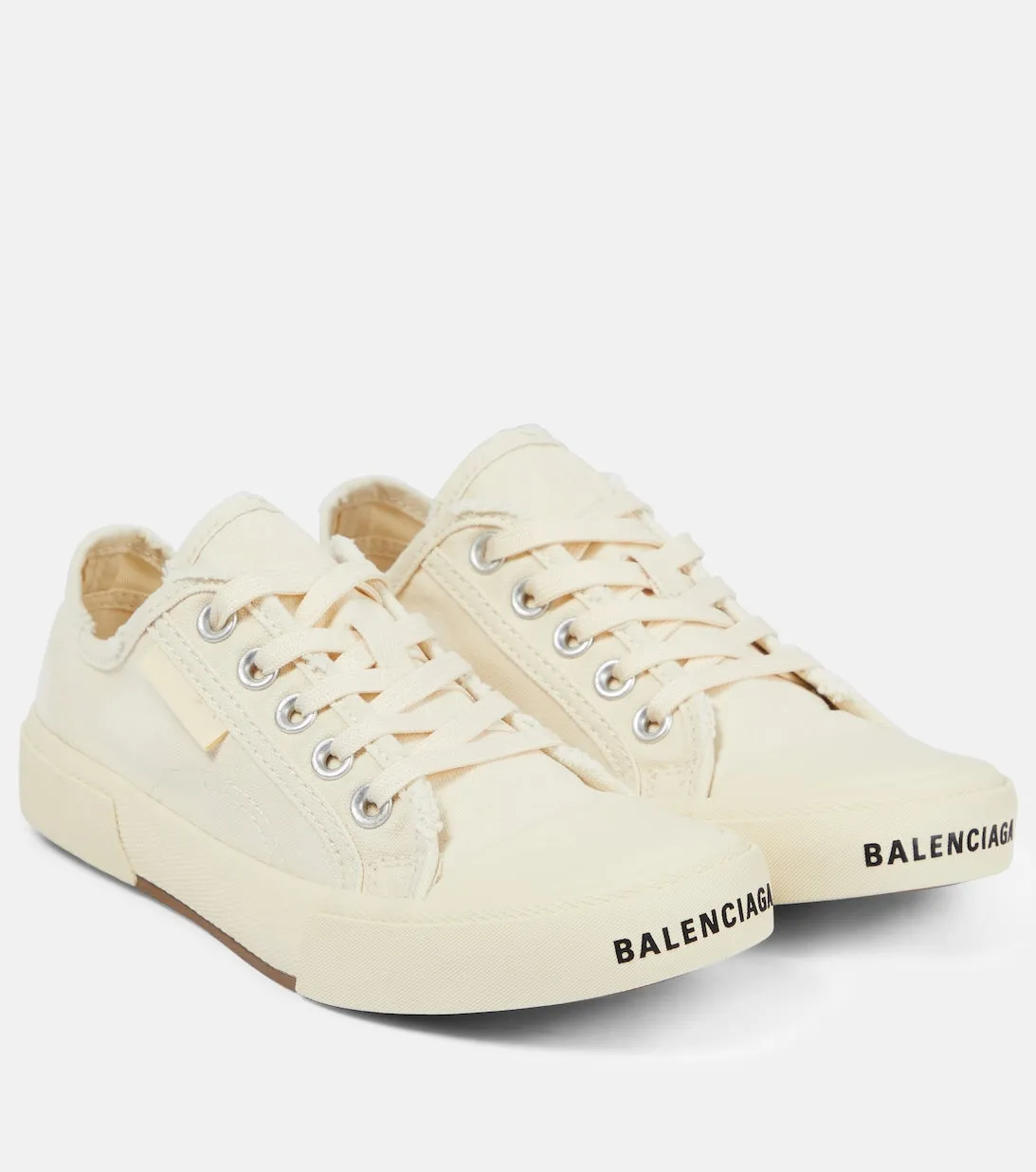 Balenciaga Paris Low Top Sneakers, White