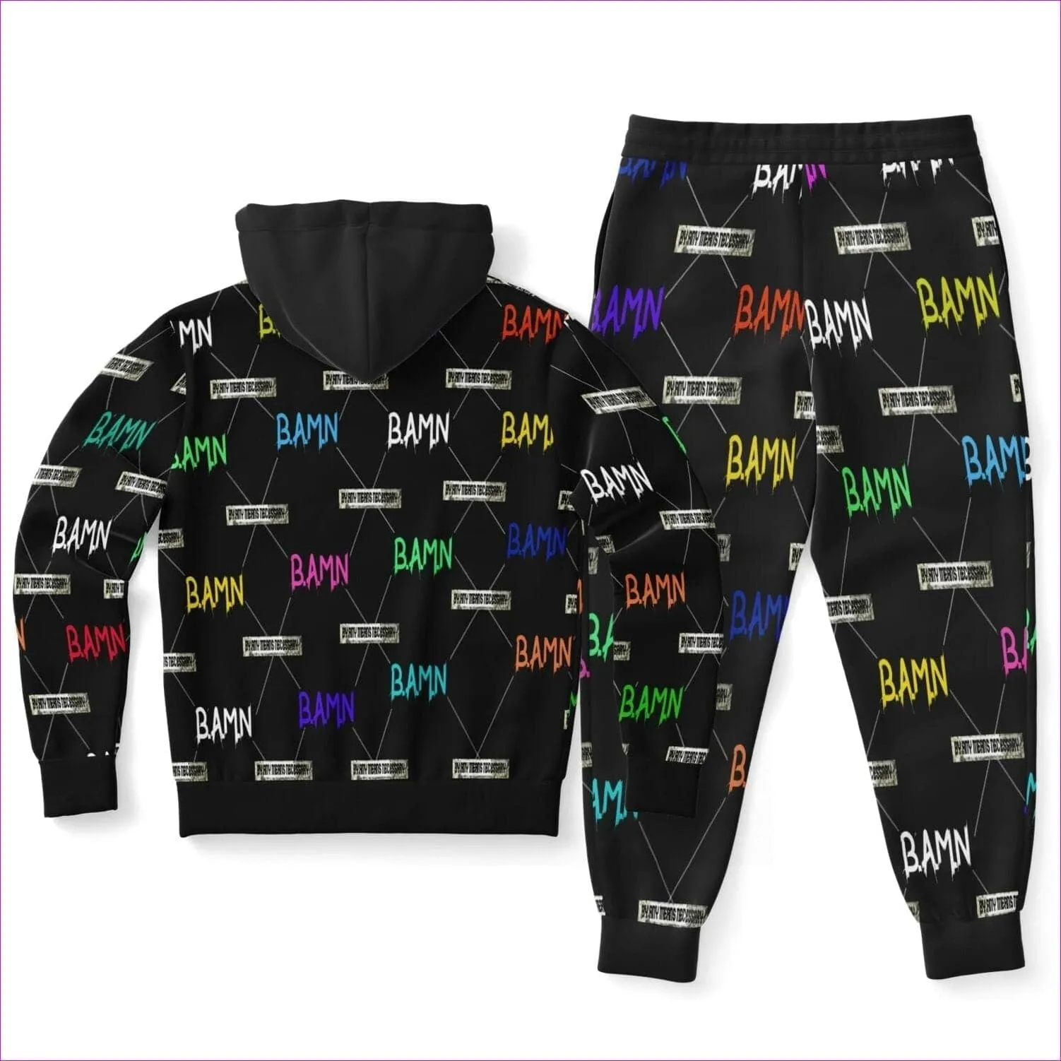 B.A.M.N - By Any Means Necessary in Color Unisex Premium Jogging Set