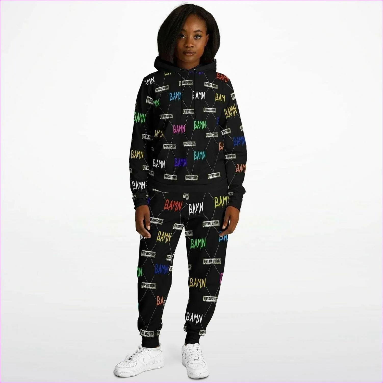 B.A.M.N - By Any Means Necessary in Color Unisex Premium Jogging Set