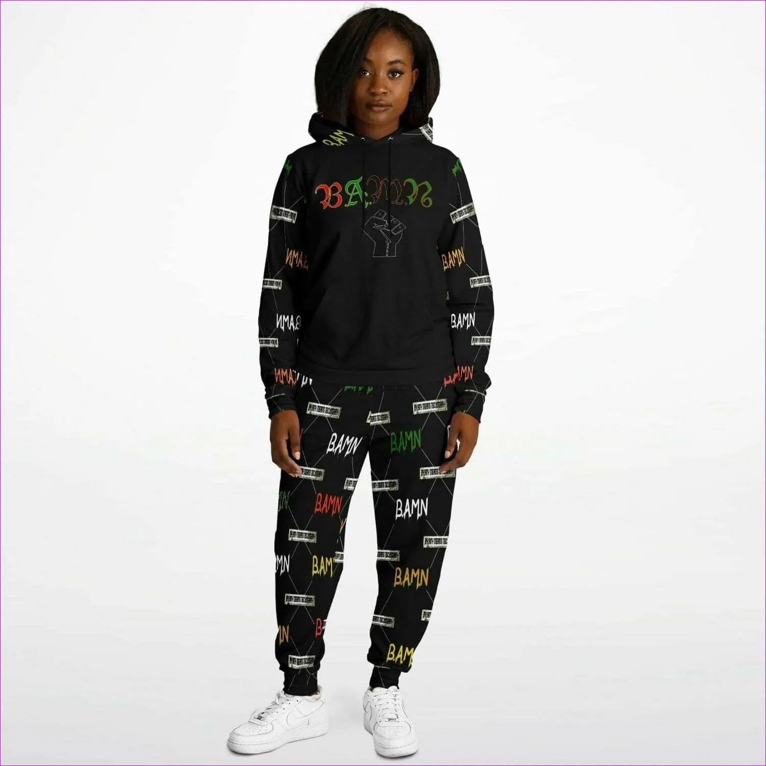 B.A.M.N in Color (By Any Means Necessary) Unisex Premium Jogging Set