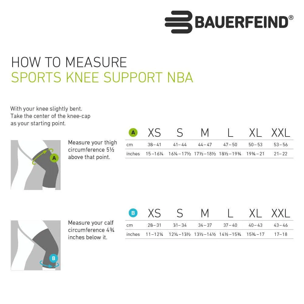 Bauerfeind Dirk Nowitzki Sports Compression Knee Support