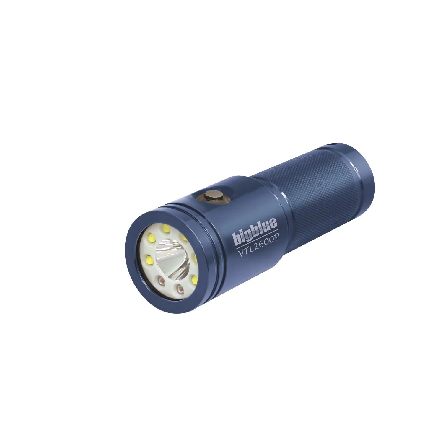 BigBlue 2600 Lumen Wide Beam   1000 Lumen Spot Beam - Glossy Blue