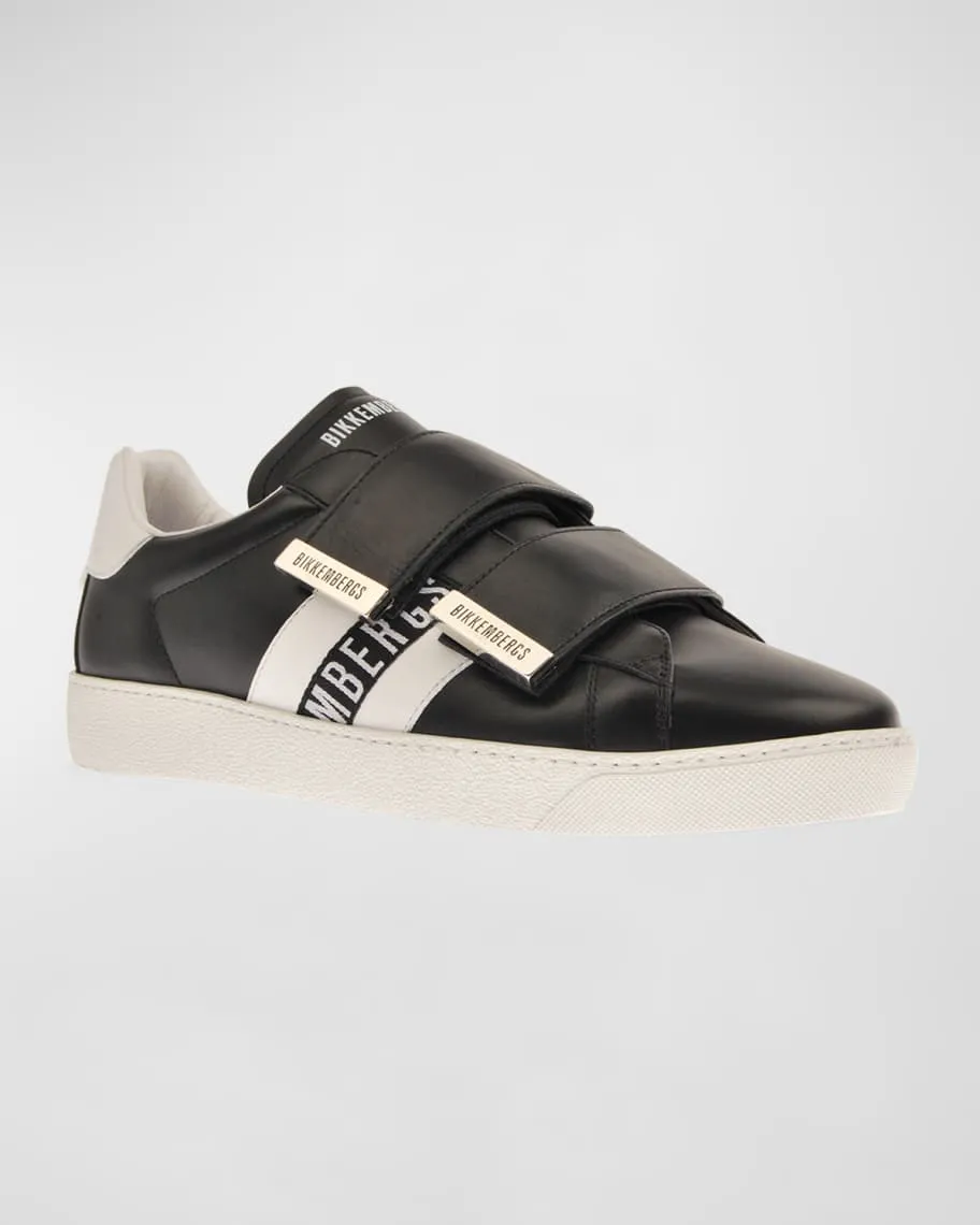 Bikkembergs Men's Double Strap Low Top Sneakers