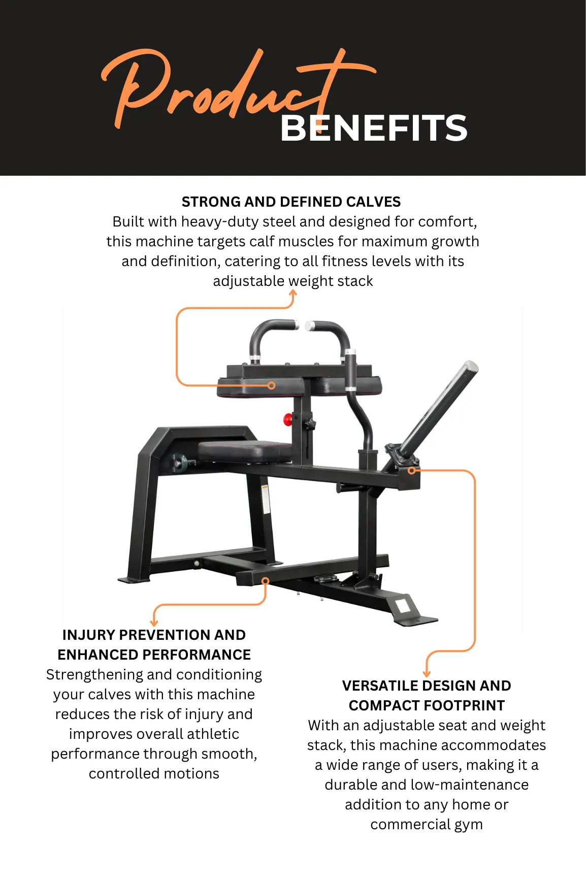 Body Iron Commercial Seated Calf Raise