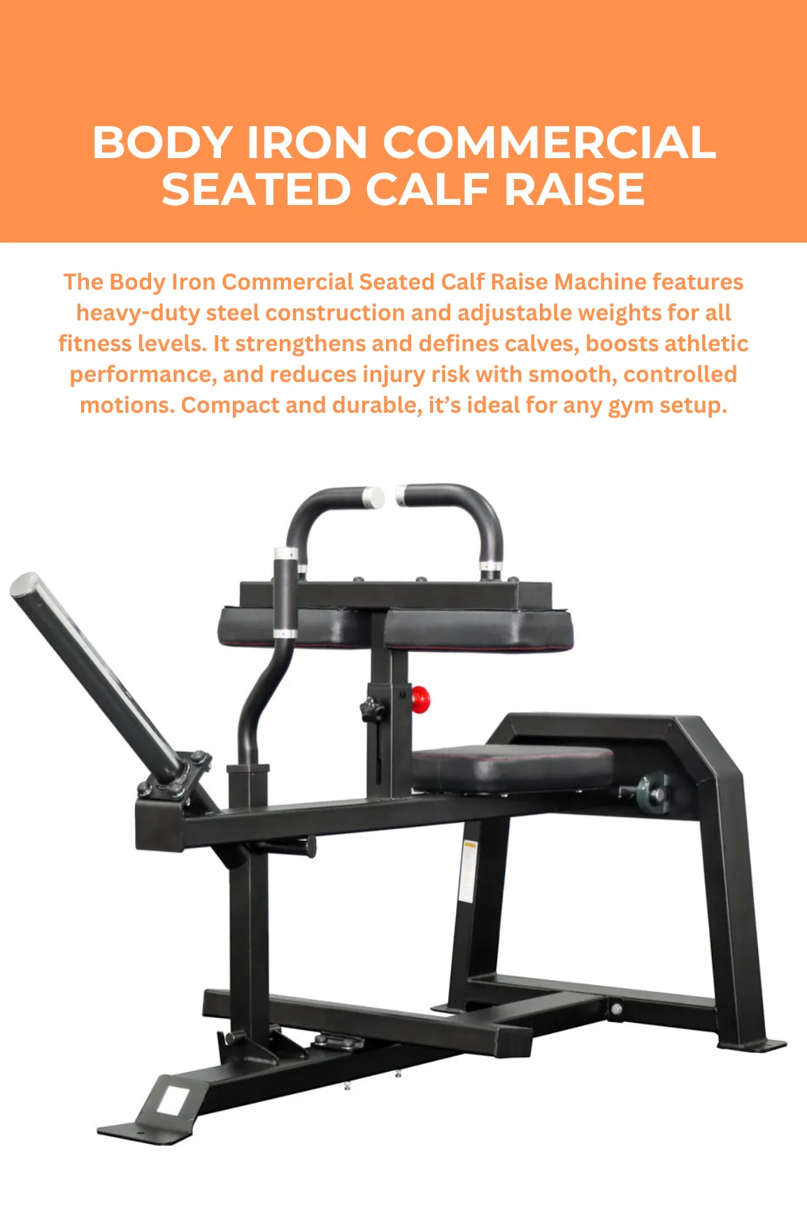 Body Iron Commercial Seated Calf Raise