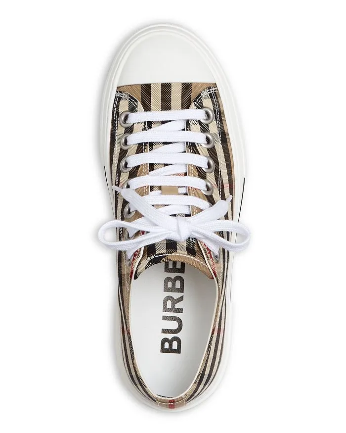 Burberry Women's Vintage Check Platform Low Top Sneakers