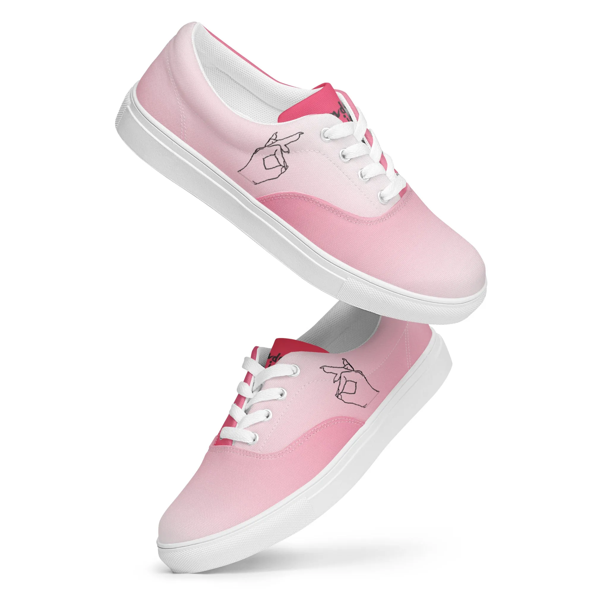 Descendants of The Island Blossom Women’s lace-up canvas shoes