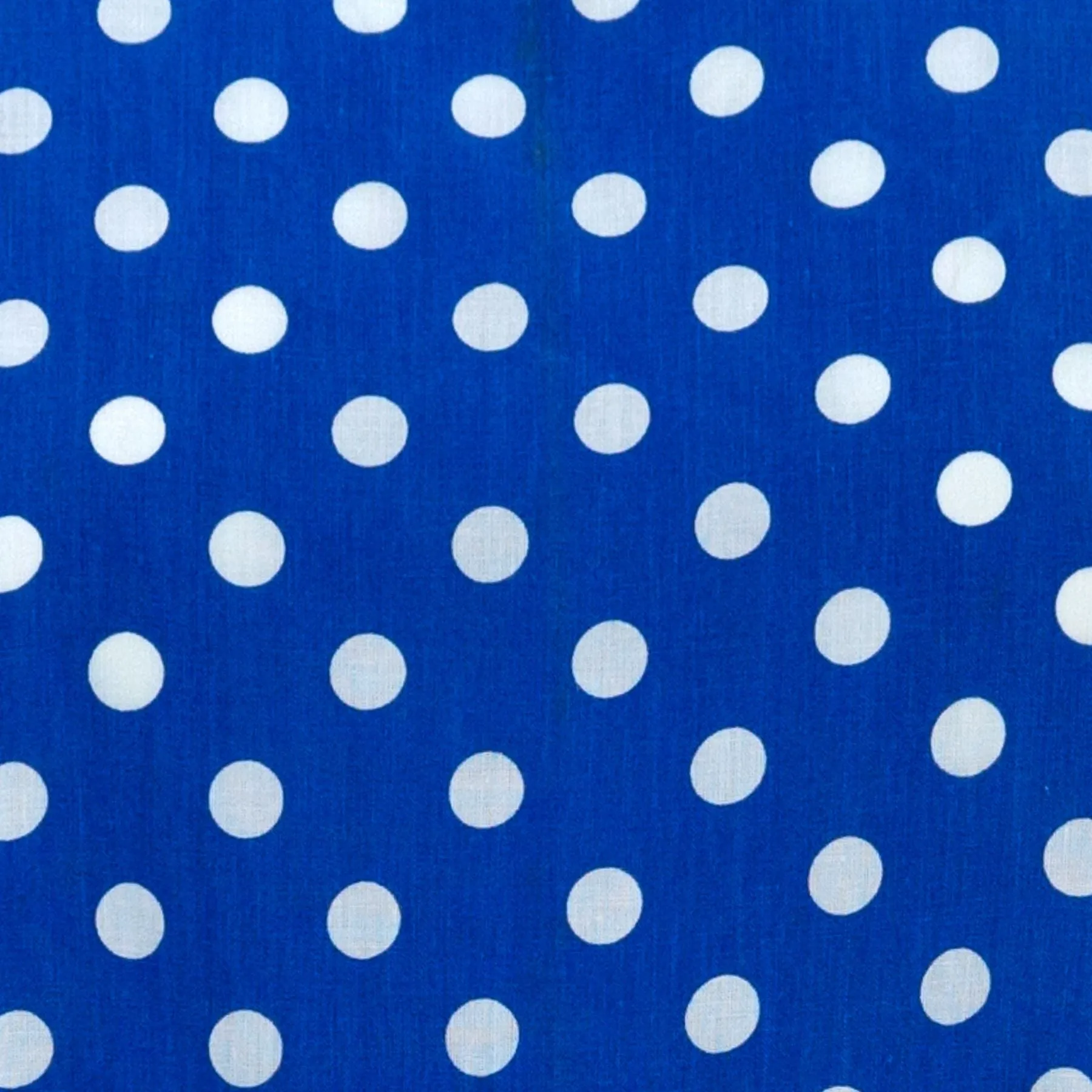 Empire Line Tea Dress - Blue Polka Dot