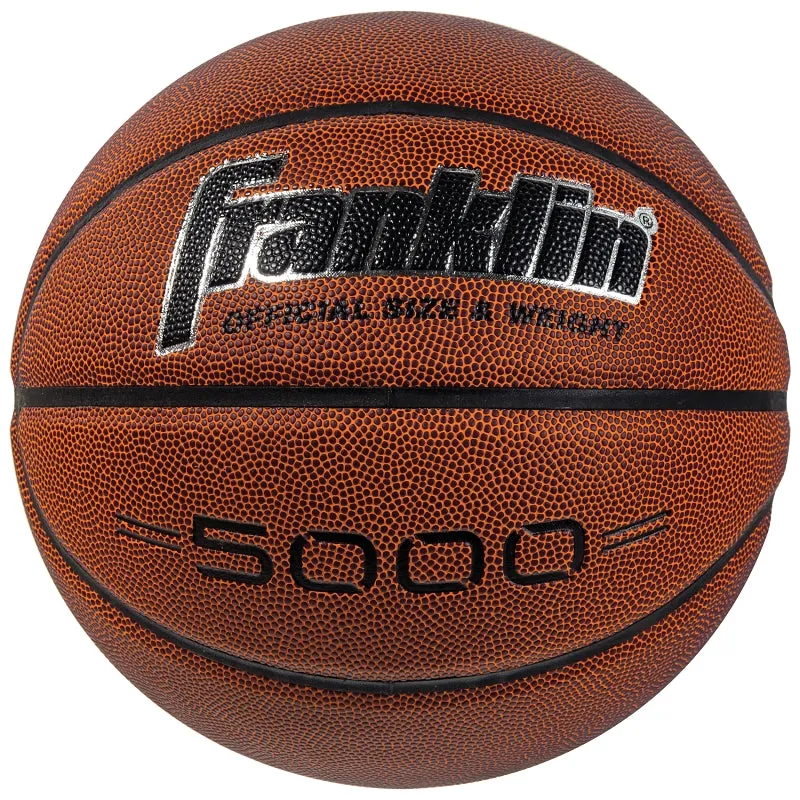 Franklin Sports 32050 Basketball, 29-1/2 in Dia, Black/Tan :EA: QUANTITY: 1