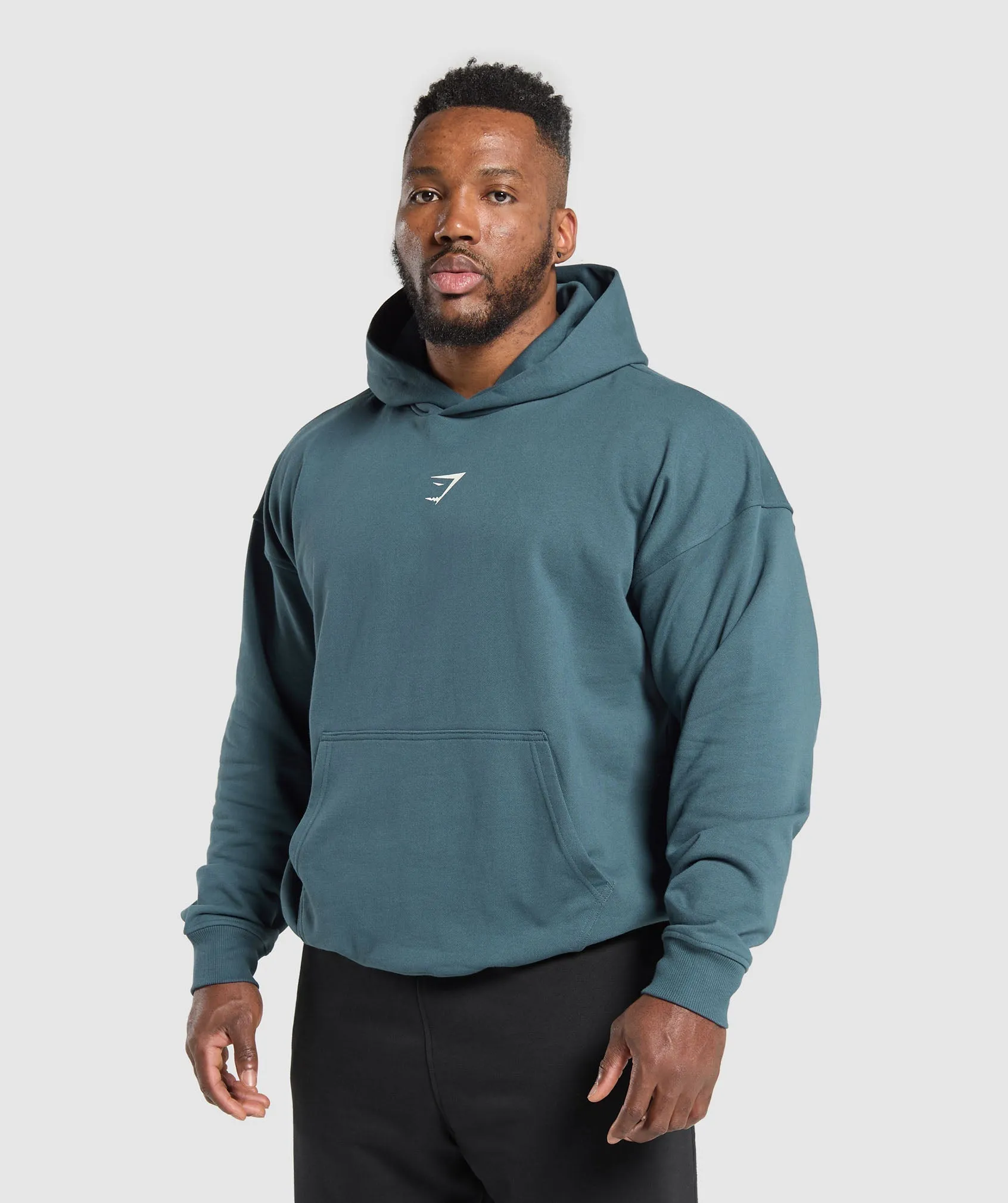 Gymshark Athletic Department Hoodie - Cargo Blue