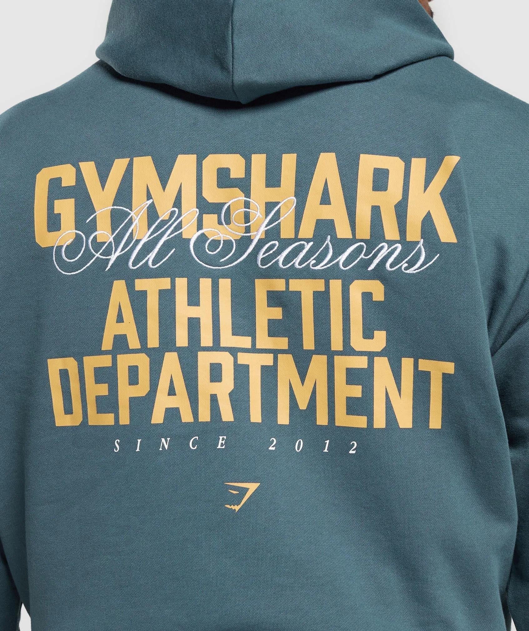 Gymshark Athletic Department Hoodie - Cargo Blue