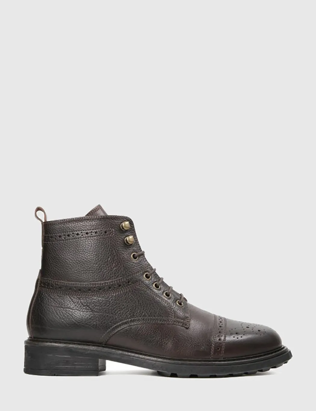 Hudson Fernie Ankle Boots (Leather) - Brown