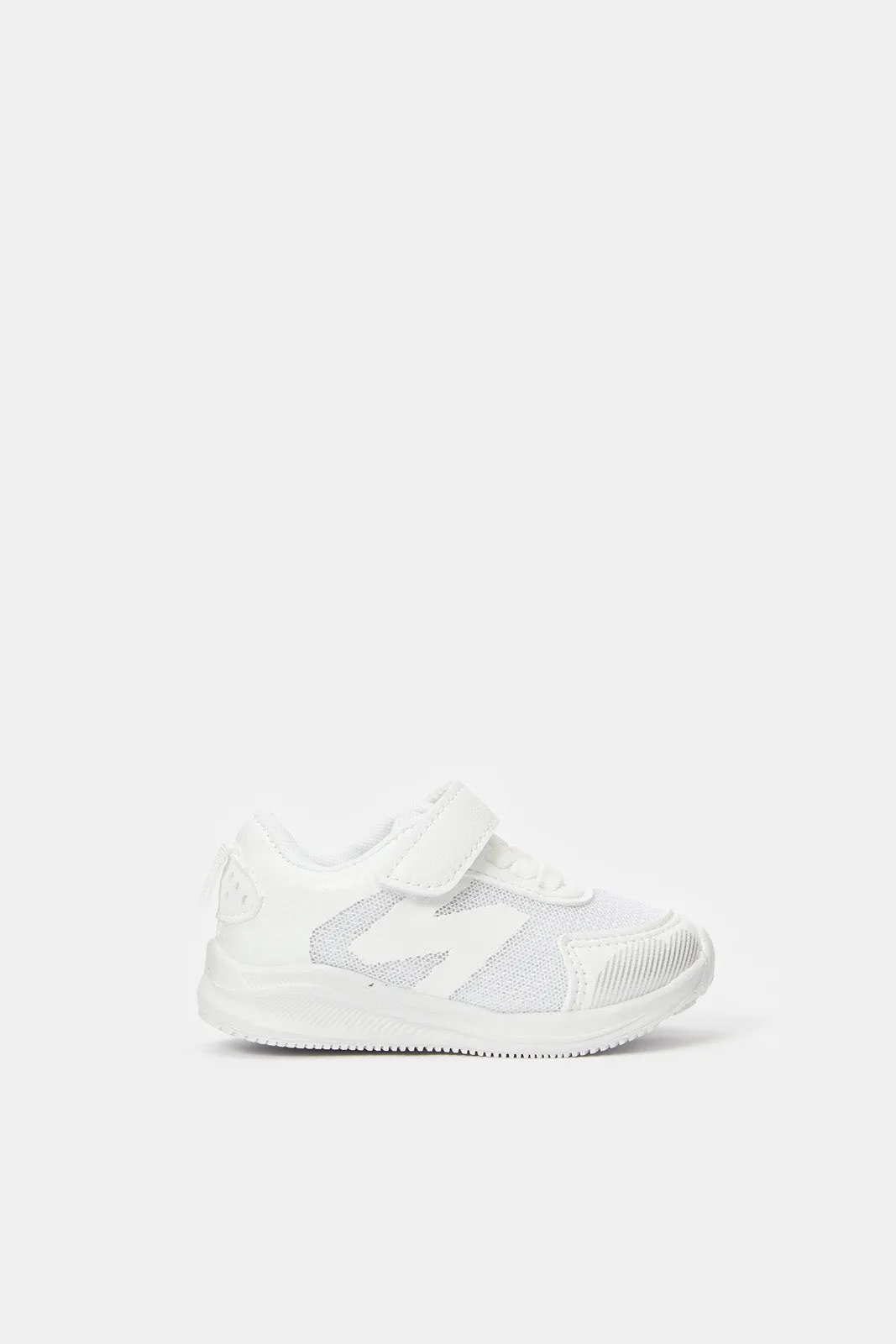 Infant Boys White Slip-On Trainer