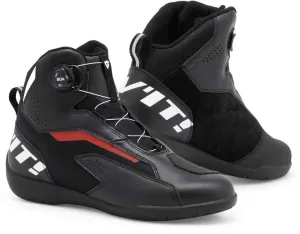 Jetspeed Pro Revit Motorcycle Shoes, Black/Red/White