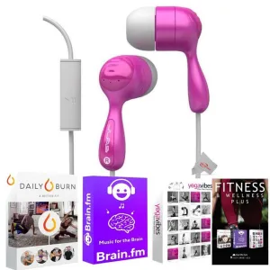 JLAB Premium Sound Jbuds Earbuds   92783 Fitness and Wellness Plus Software Suite