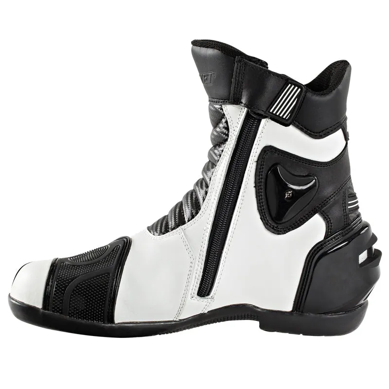 Joe Rocket Super Street Water Resistant Boots White