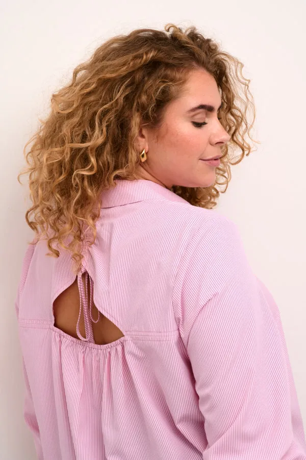 Kaffe Curve Mirana Shirt in Pink