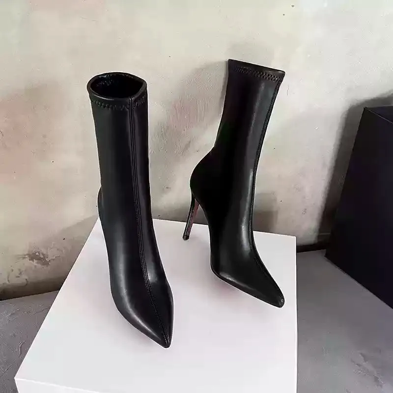 Keara Pointed Toe Ankle Boots