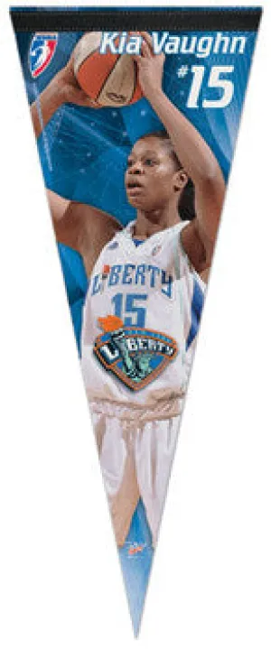 Kia Vaughn WNBA New York Liberty Premium Felt Pennant - Wincraft Inc.