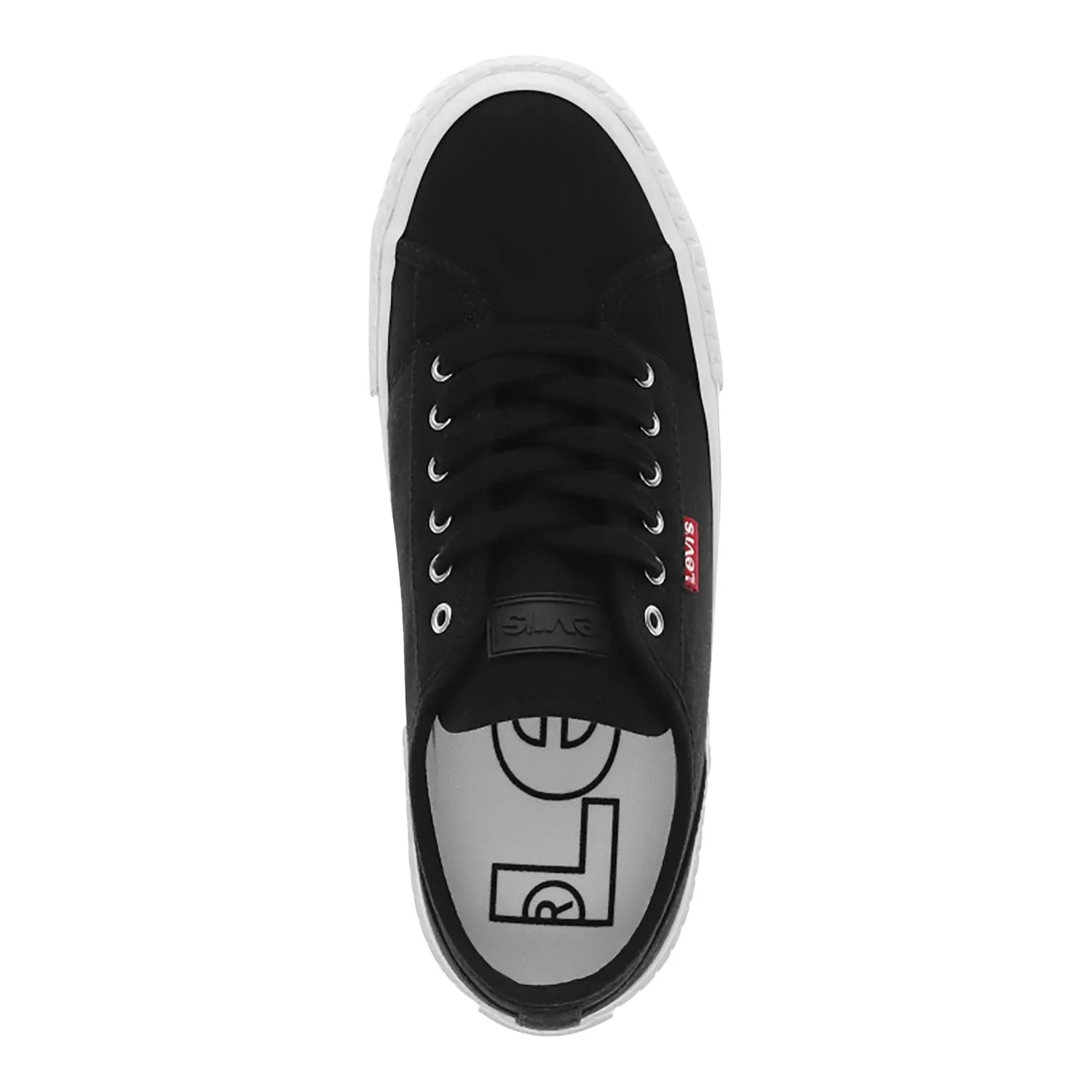 Levi's Modern Women's Levi's Stacked Low Top Sneakers, Black