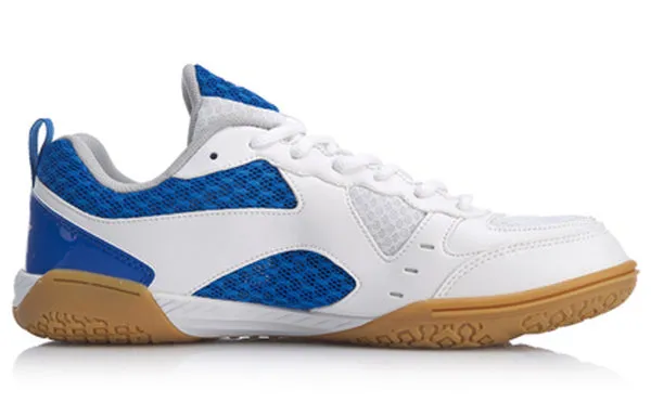 Li-Ning Ma Long Signature Table Tennis Shoes 'Blue White', white