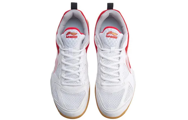 Li-Ning Ma Long Signature Table Tennis Shoes 'Red White', white