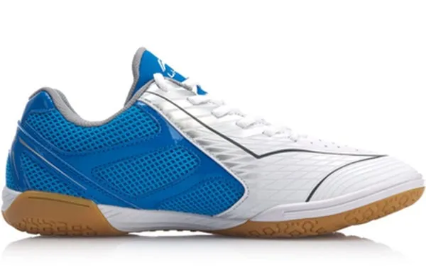 Li-Ning Ma Long Signature Table Tennis Shoes 'White Blue', white