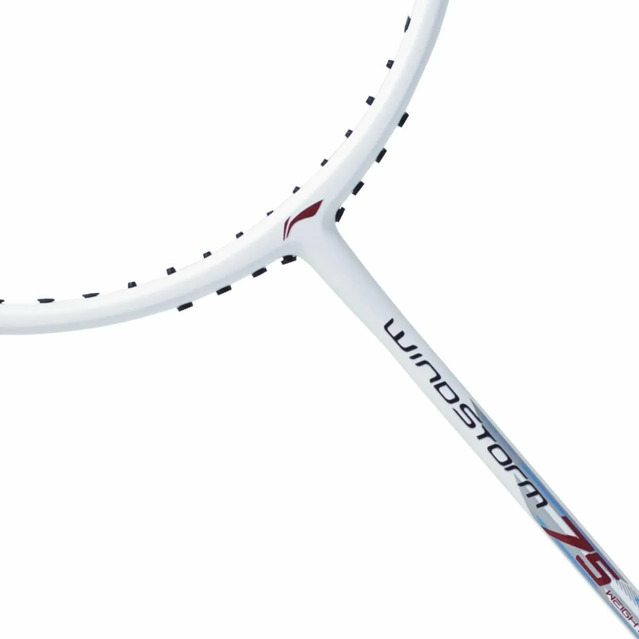 LI-NING Windstorm 75 White Badminton Racket - Unleash Power and Precision