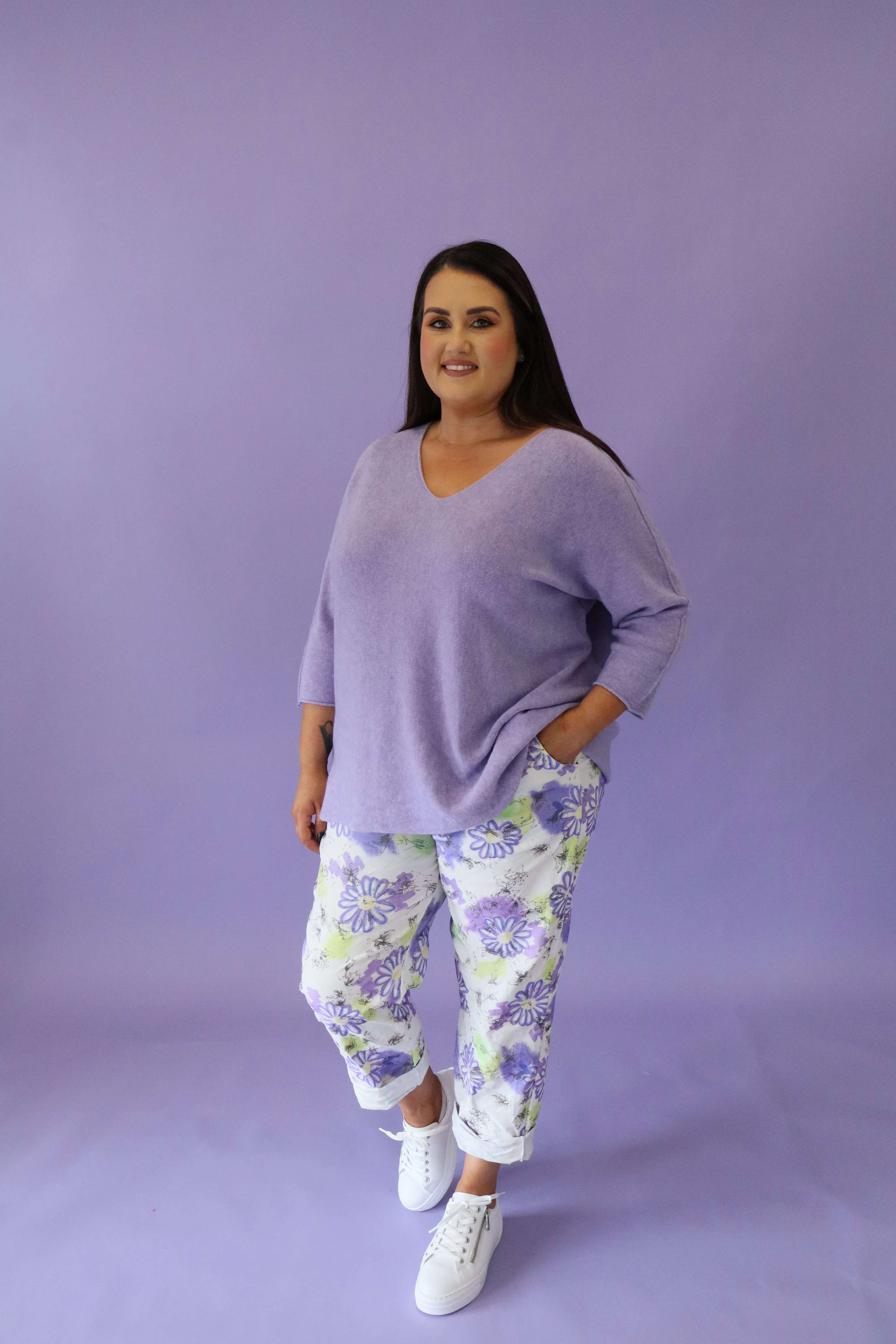 Lia Jumper in Purple