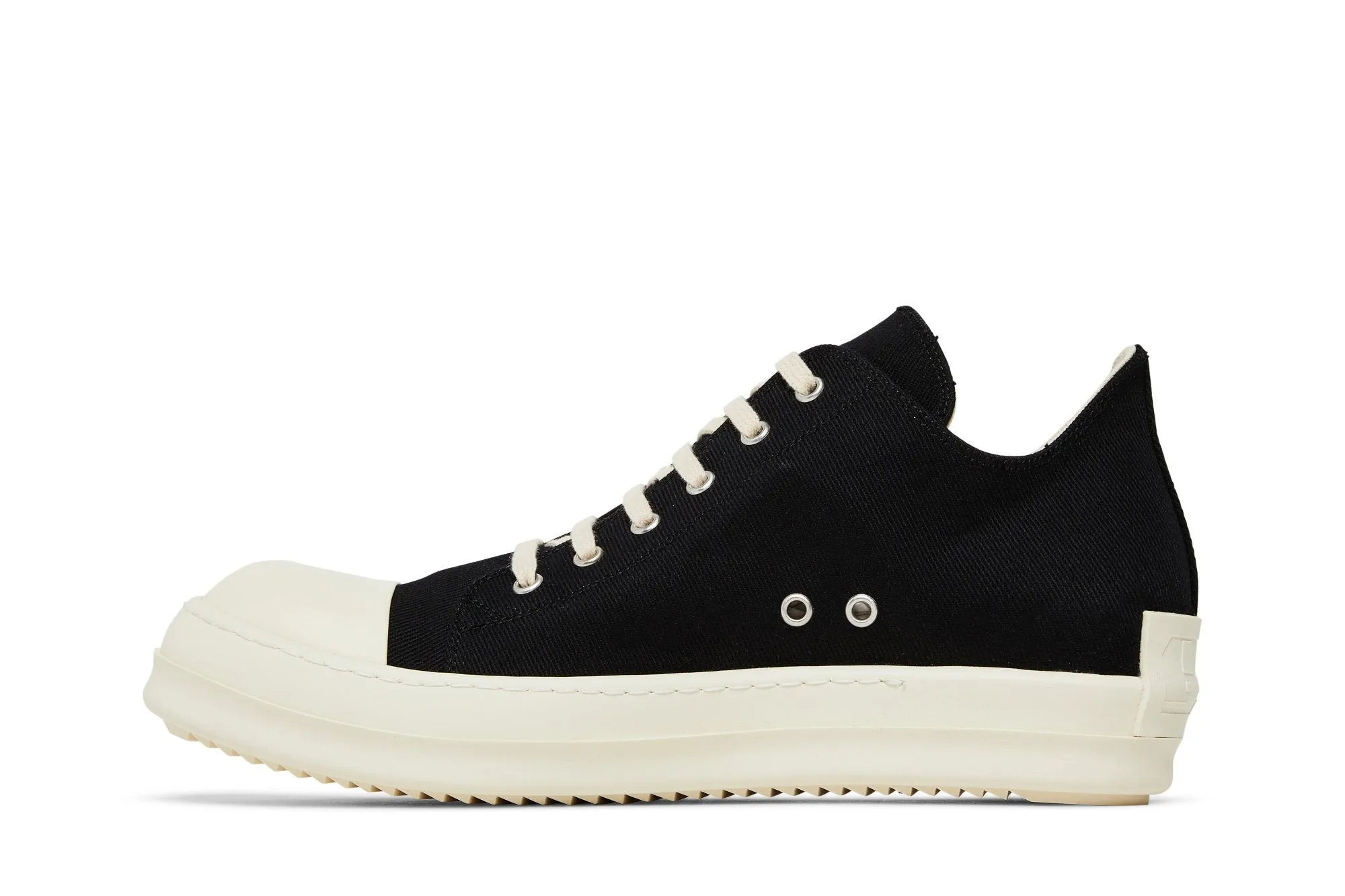 Low-top sneakers Rick Owens DRKSHDW Fogachine Cotton Denim Low, black