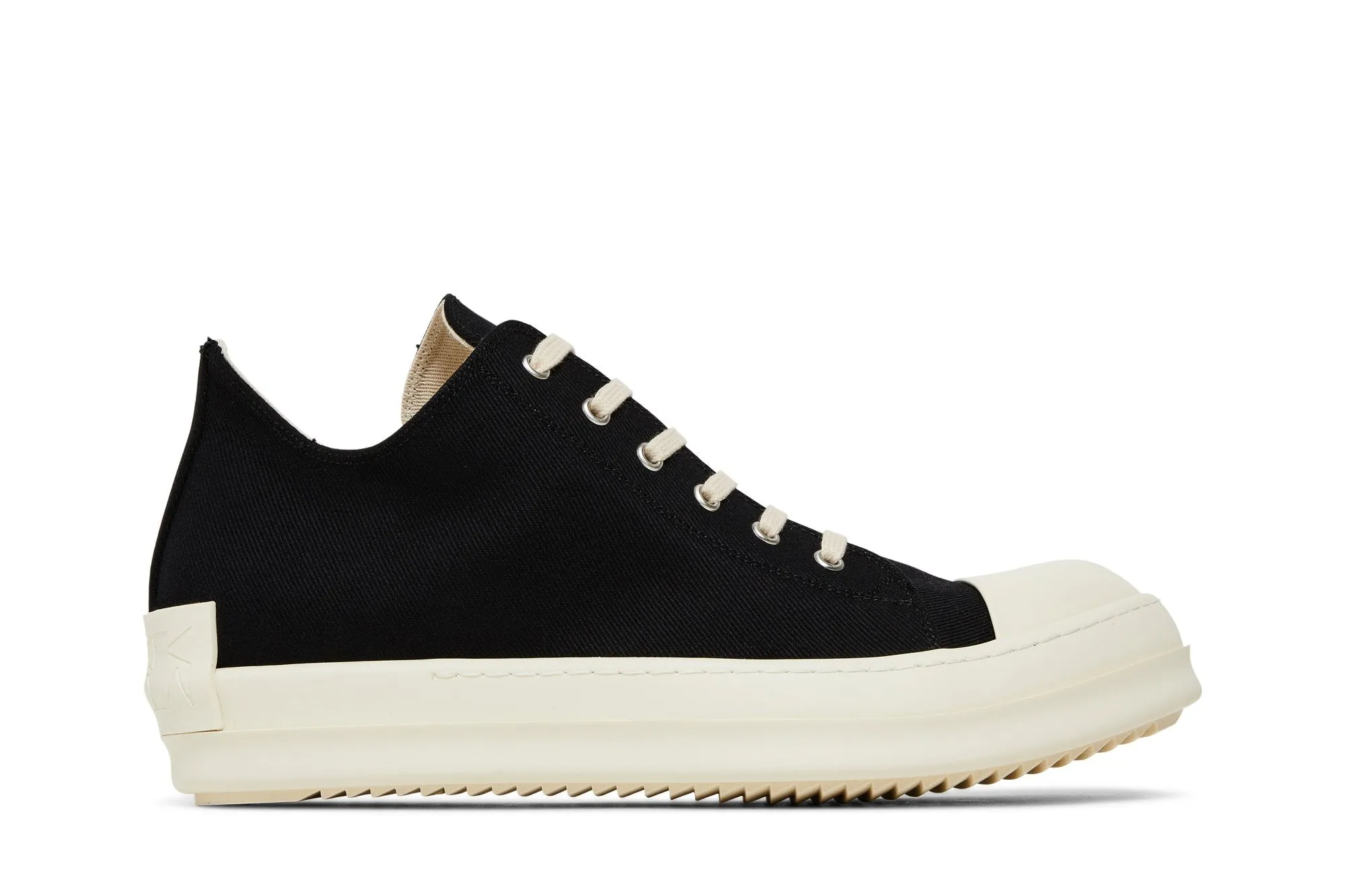 Low-top sneakers Rick Owens DRKSHDW Fogachine Cotton Denim Low, black