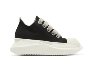 Low-top sneakers Rick Owens DRKSHDW Fogachine Cotton Denim Megalace Abstract Low, black