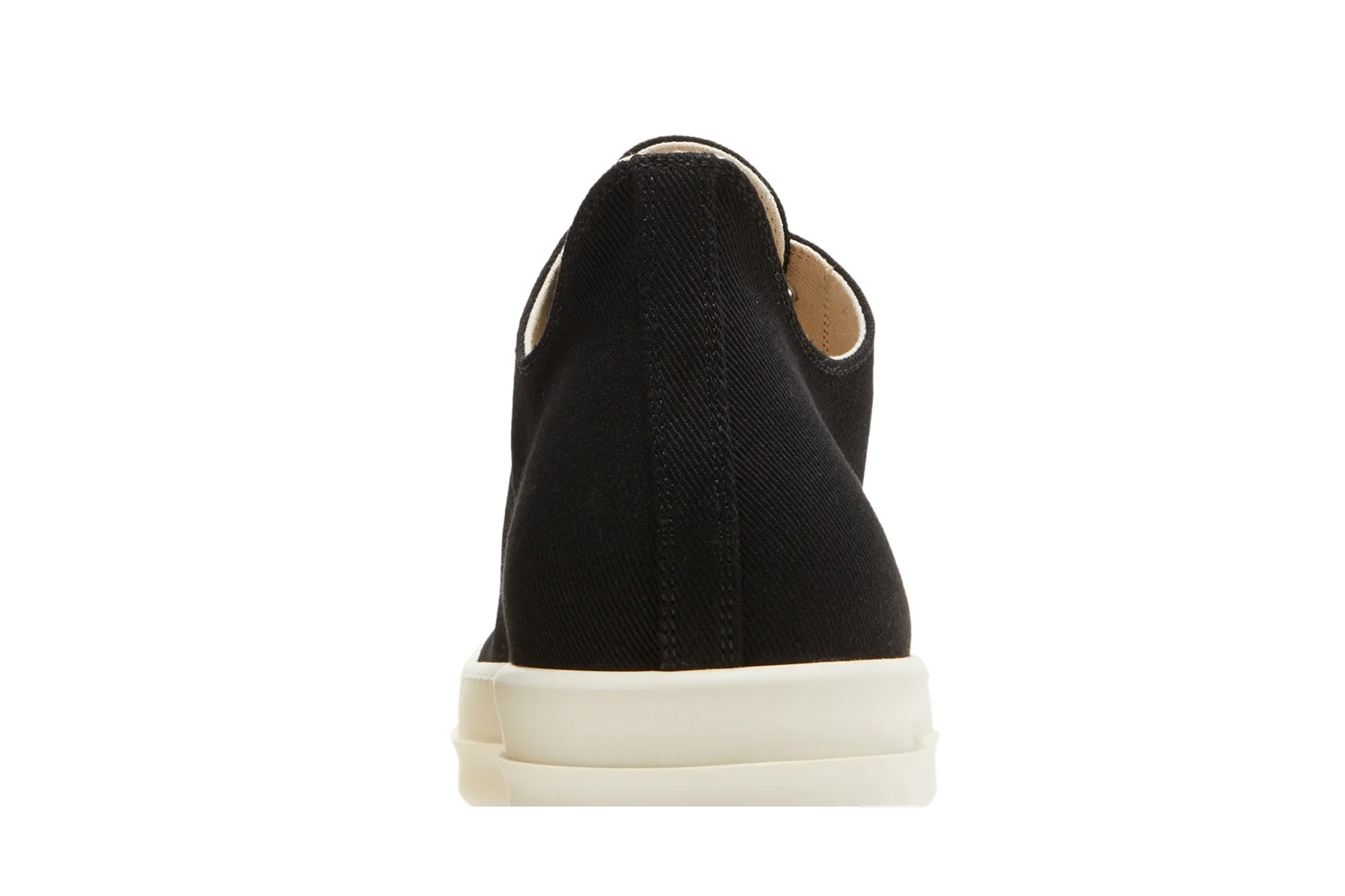 Low-top sneakers Rick Owens DRKSHDW Strobe Cotton Denim Low, black