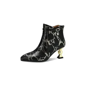 Luxury Exotic Winter Ankle Boots: Stand Out in Style