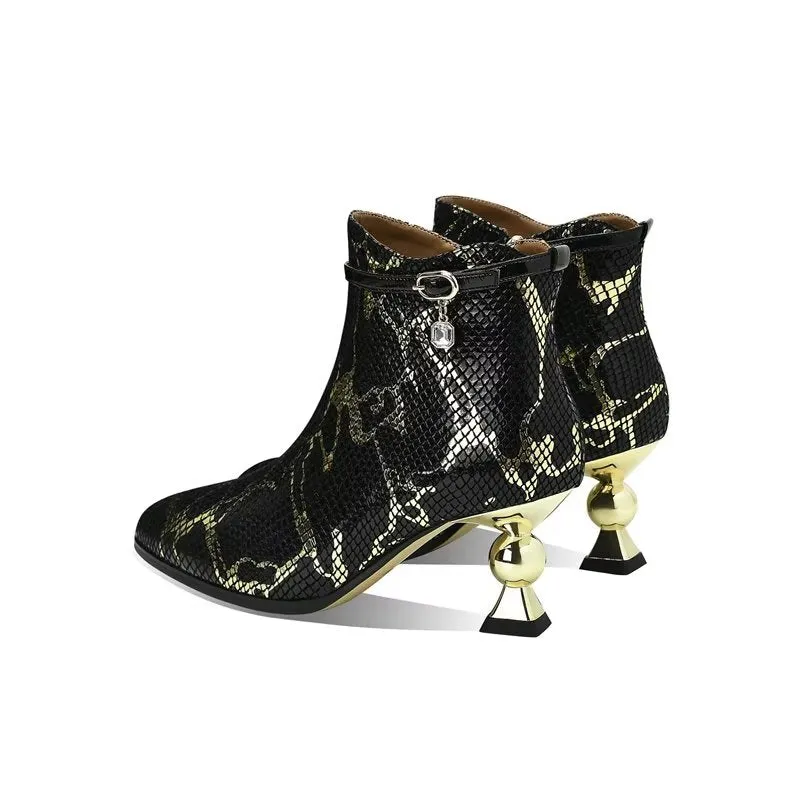 Luxury Exotic Winter Ankle Boots: Stand Out in Style