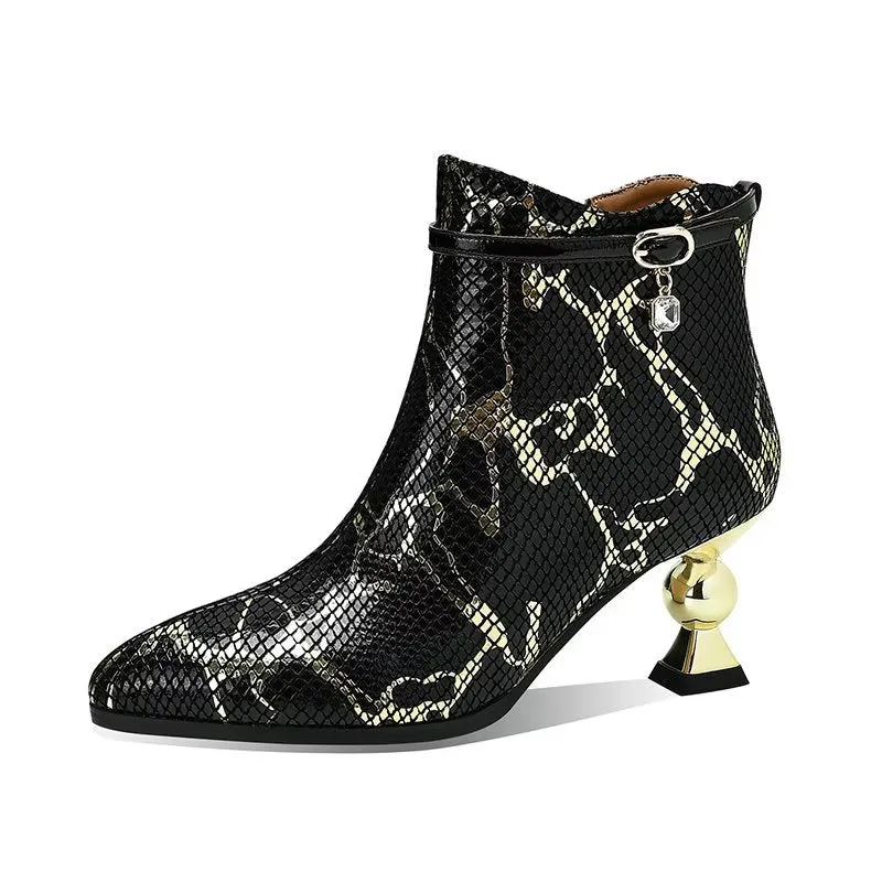 Luxury Exotic Winter Ankle Boots: Stand Out in Style